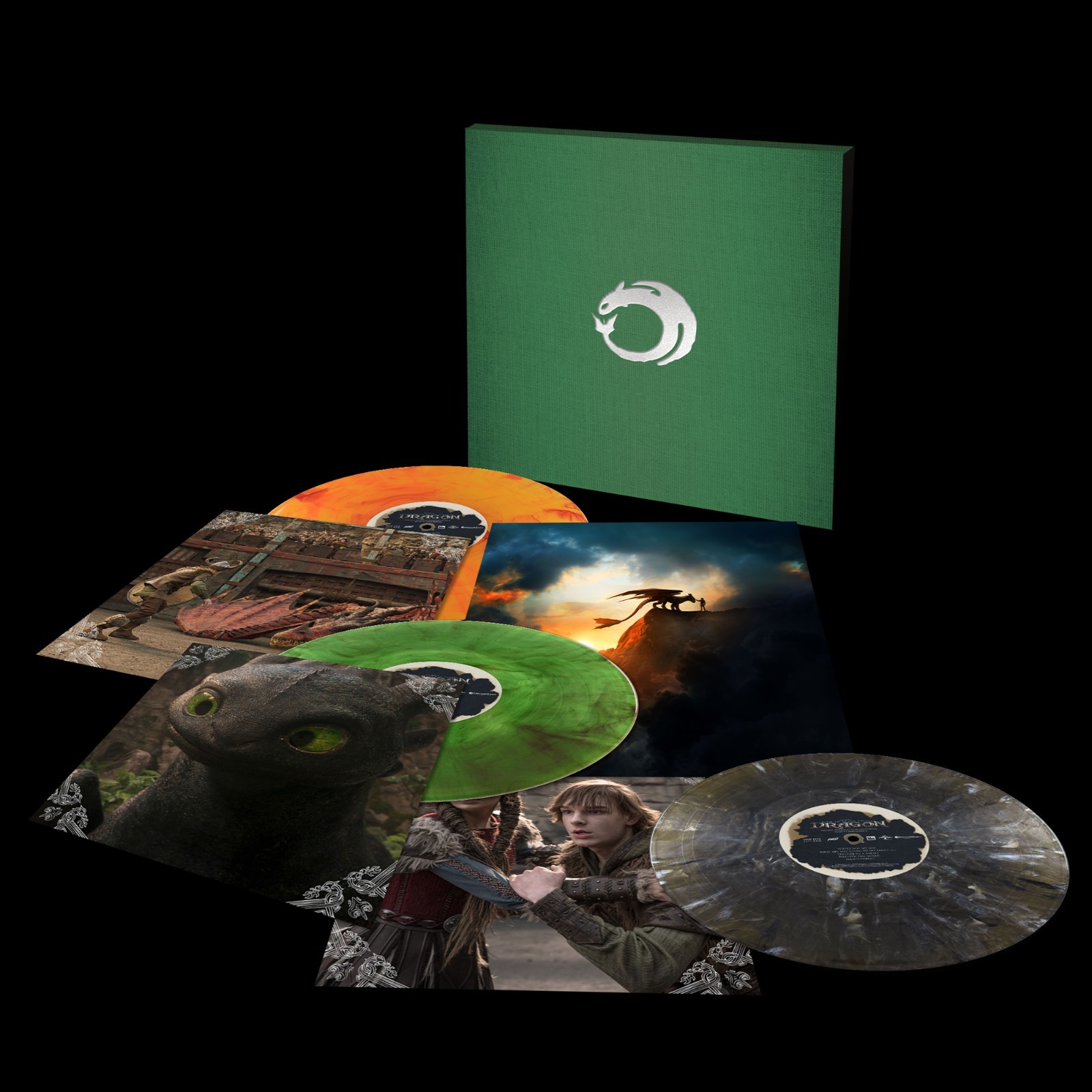 How To Train Your Dragon 2025 Soundtrack 3x LP "Night Fury" Limited Color Vinyl