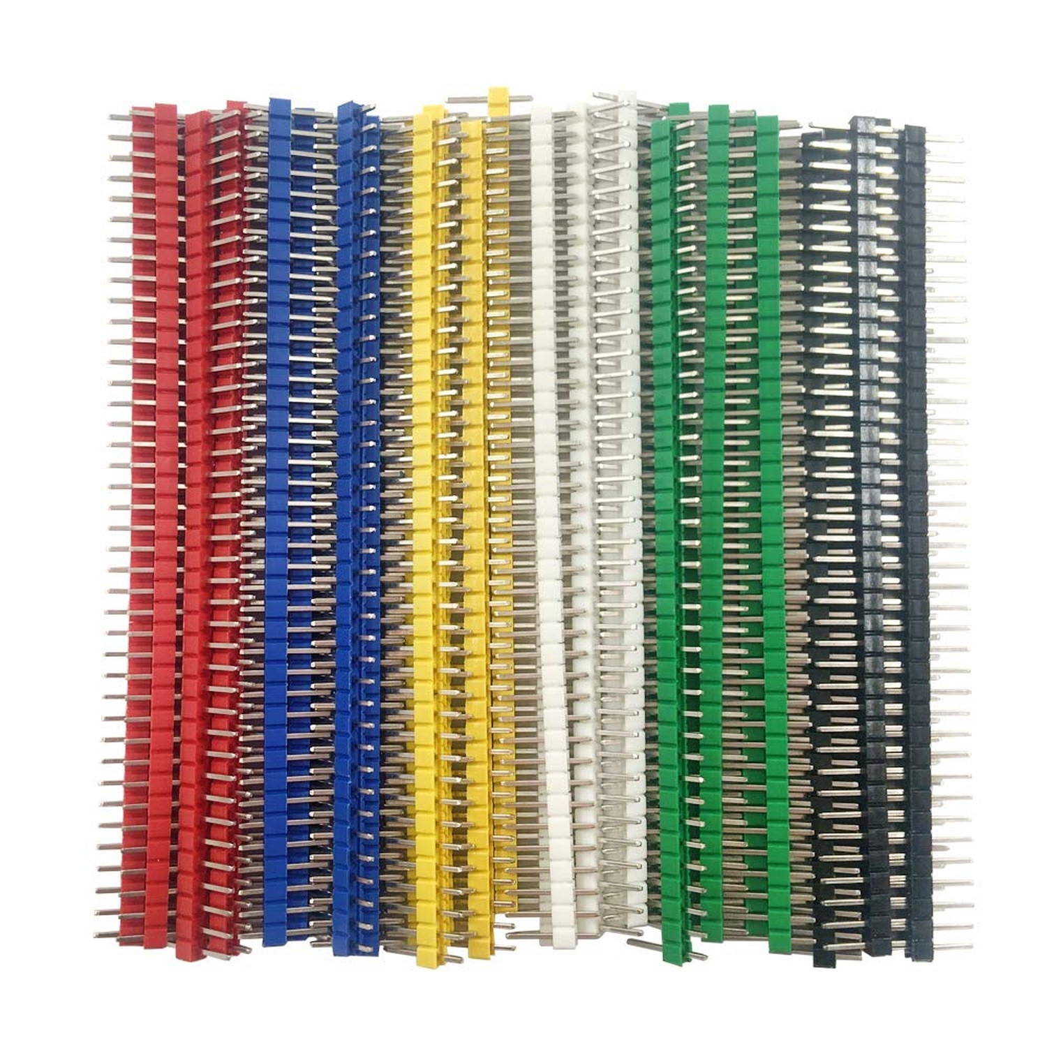 30 Pcs 40 pin Breakable Pin Header 2.54mm Single Row Male Header Connector Ki...