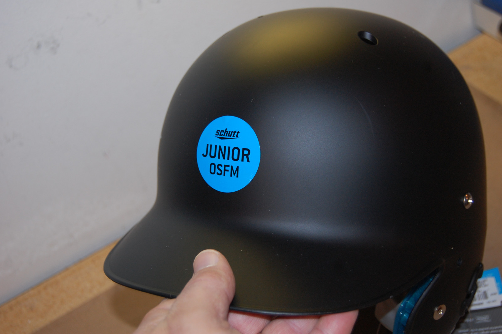 NWT Schutt Sports Junior OSFM 2809 AIR PRO MAXX T Batter's Helmet black matte