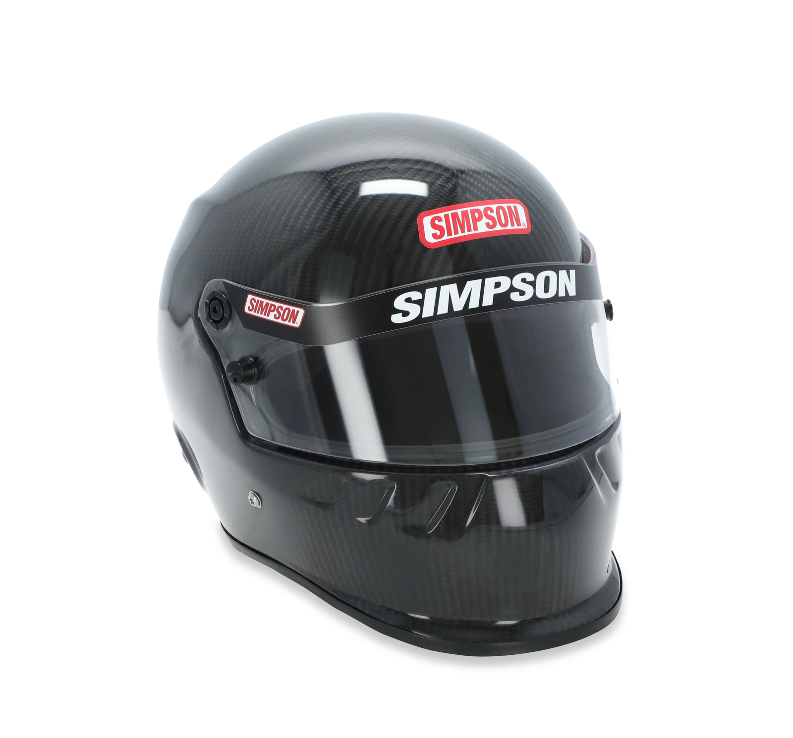 Simpson Racing 795003C SD1 Dirt Track Helmet - Snell SA2020 - Carbon Fiber -