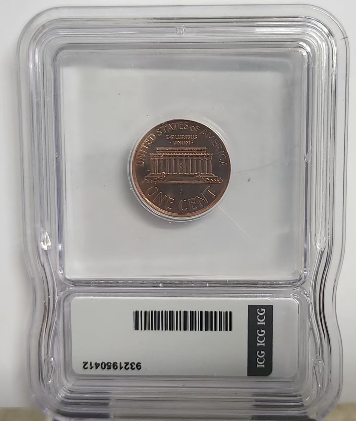 1999 D Lincoln Cent ICG MS68 RD PL