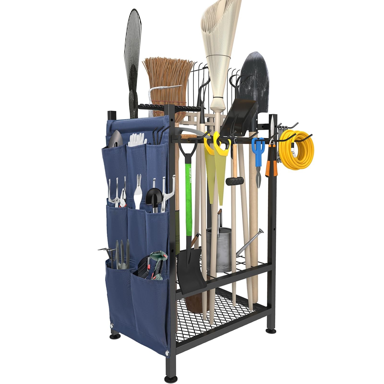 Garden Tool Organizer, Garden Yard Tool Rack for Garage, Garage Organization ...