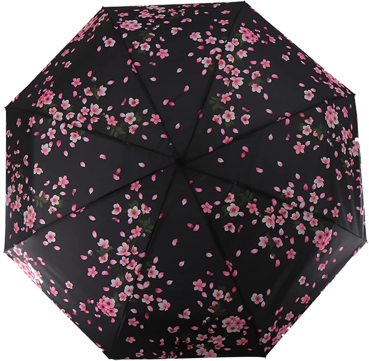 SIEPASA Sakura Compact Travel Umbrella Windproof Automatic Folding Lightweight