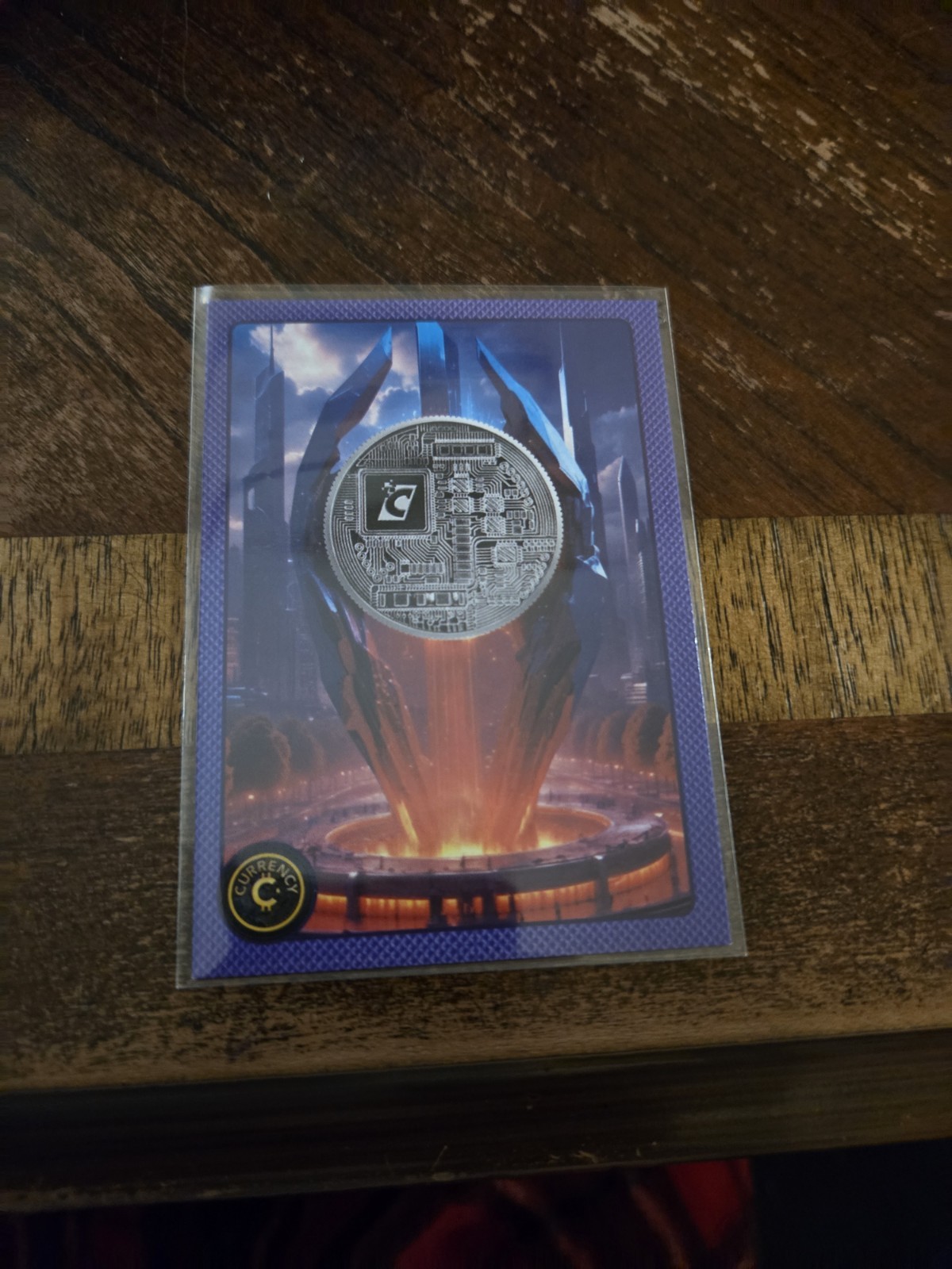 Currency Bitcoin Crypto-Collectible Trading Card 1-SP Crypto Collectible