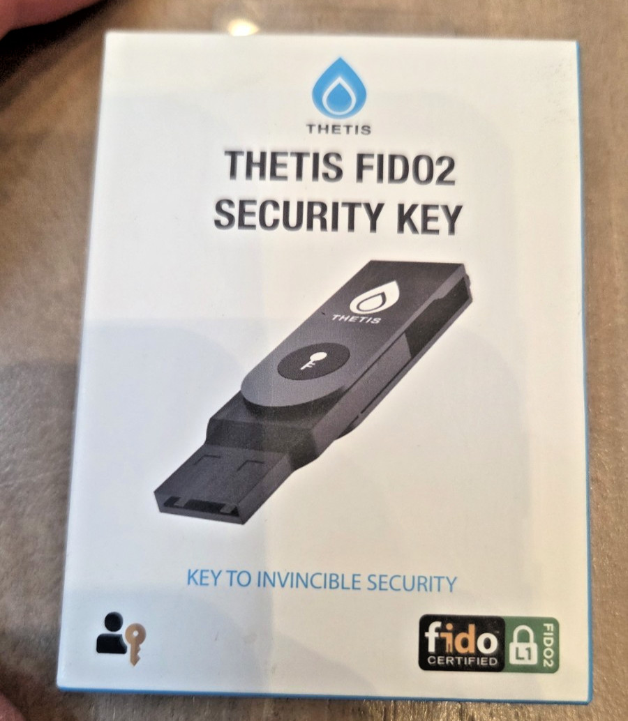Thetis FIDO2 Security Key USB-A NFC MFA Passwordless Login (#00160)