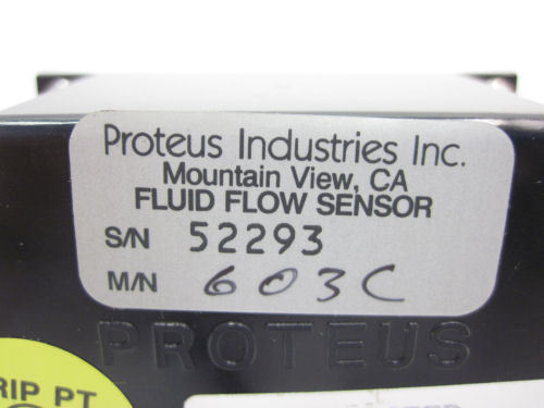 Proteus Industries 600 Series Fluid Flow Sensor 603C