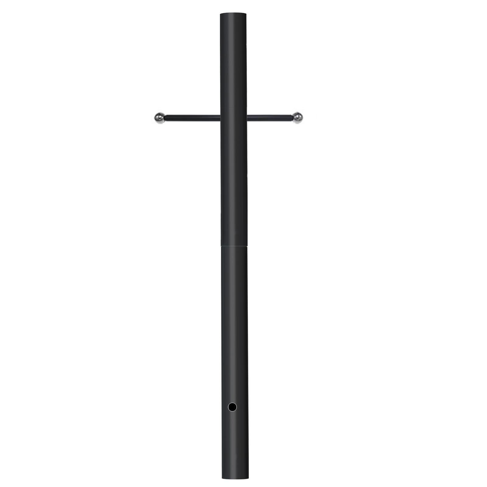 Cast Iron Light Post 80 Inch Height - 3 Inch Diameter Direct Burial Outdoor L...