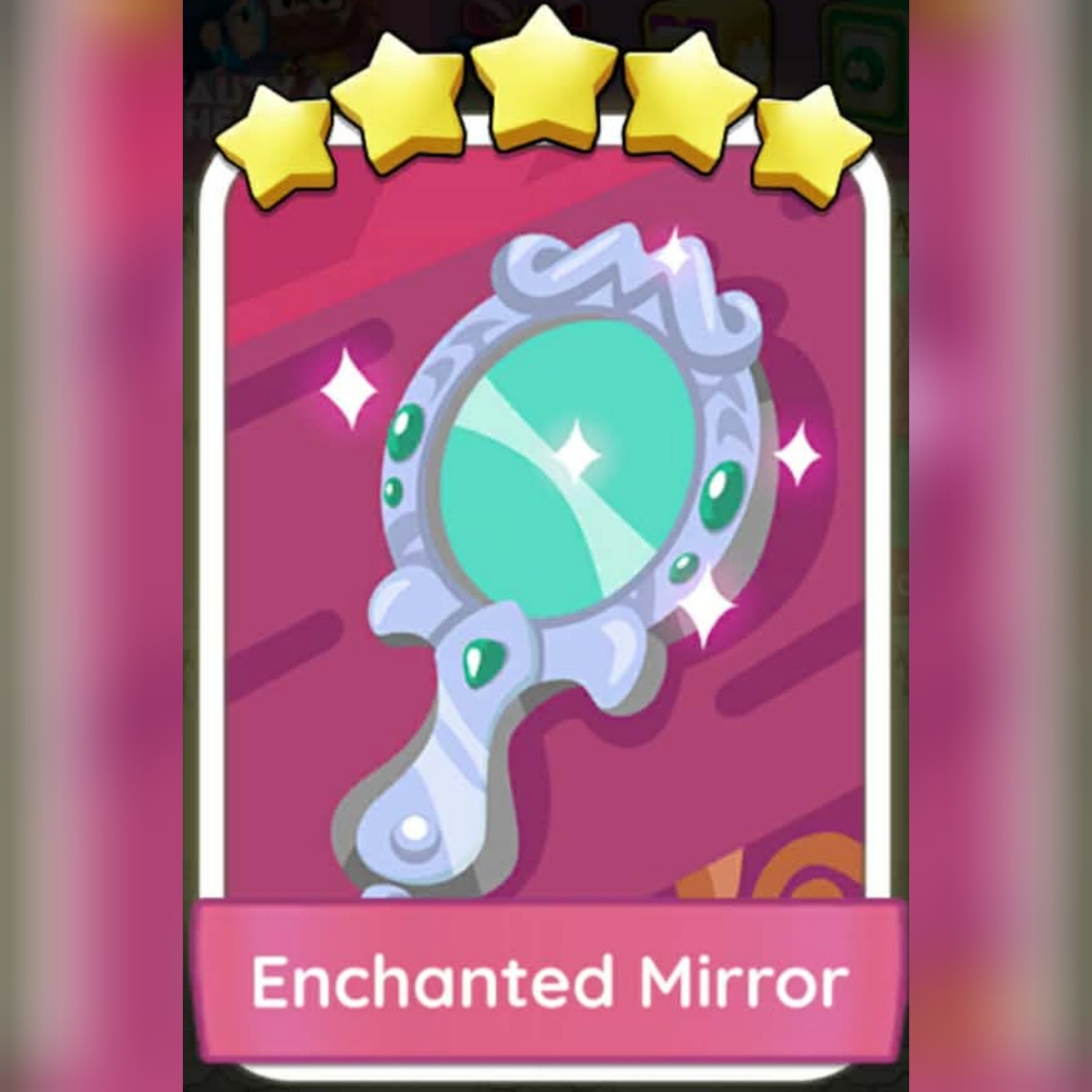 1x Enchanted Mirror ⭐⭐⭐⭐⭐ Set 22 :- Mono_Poly_Go Stickers :- Best Service