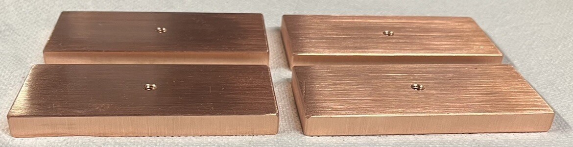 ECOsmarte COPPER BARS 4 PCS! POOL SPA ELECTRODES⚡️2” CU REPLACEMENT 99.95% PURE!