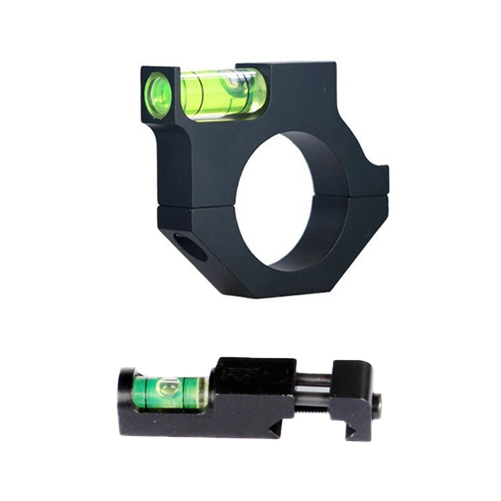 Rifle Scope Spirit Bubble Level combo with 1''  Ring Mount Holder Picatinny rail