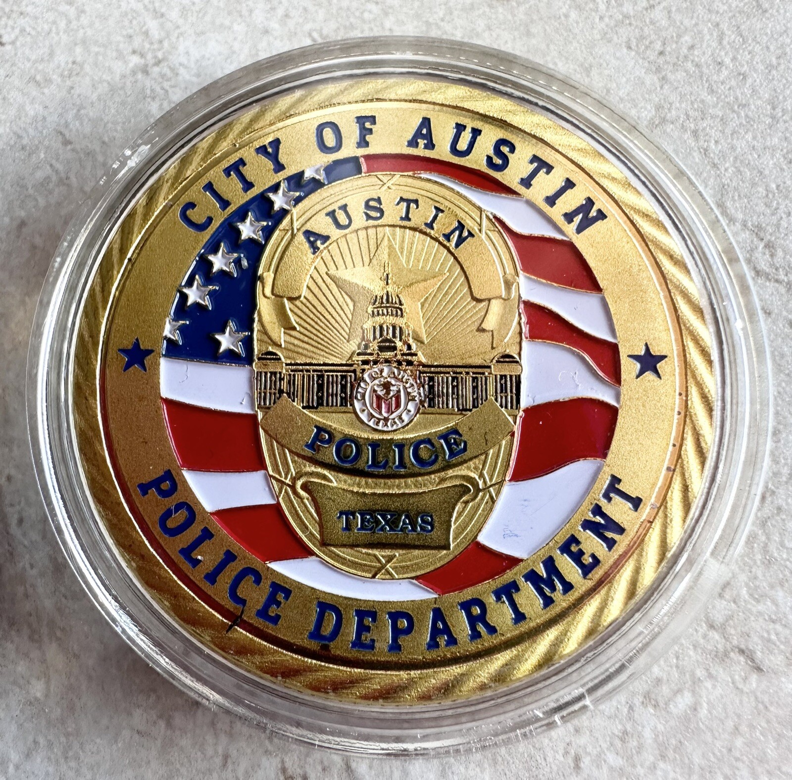 City Of Austin Police Dept Challenge Coin