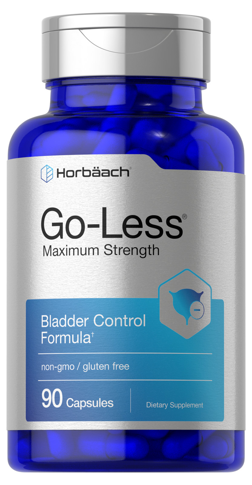 Go Less Bladder Control Pills | 90 Capsules | Maximum Strength | by Horbaach