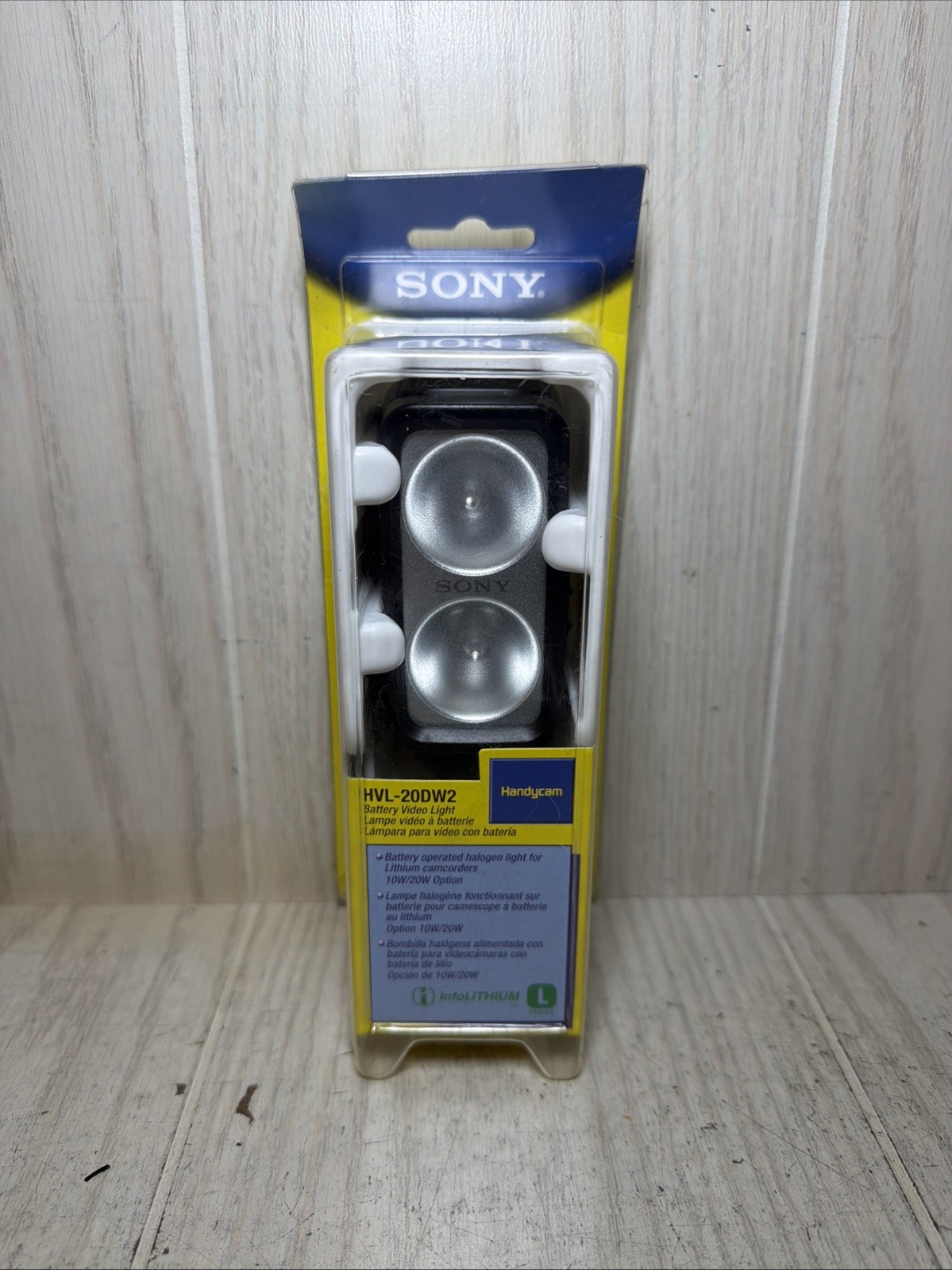 Sony HVL 20DW2 Camcorder Flash Light Brand New