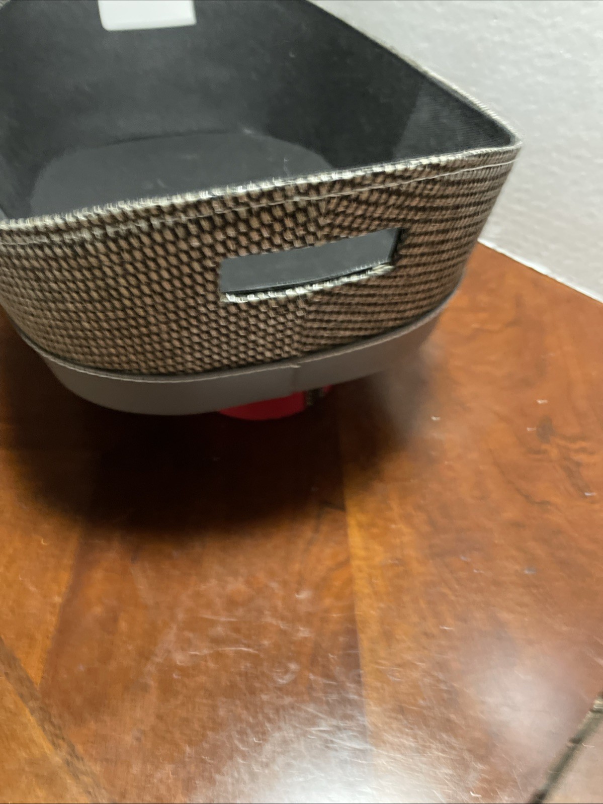 Gray Faux Leather Storage Gasket
