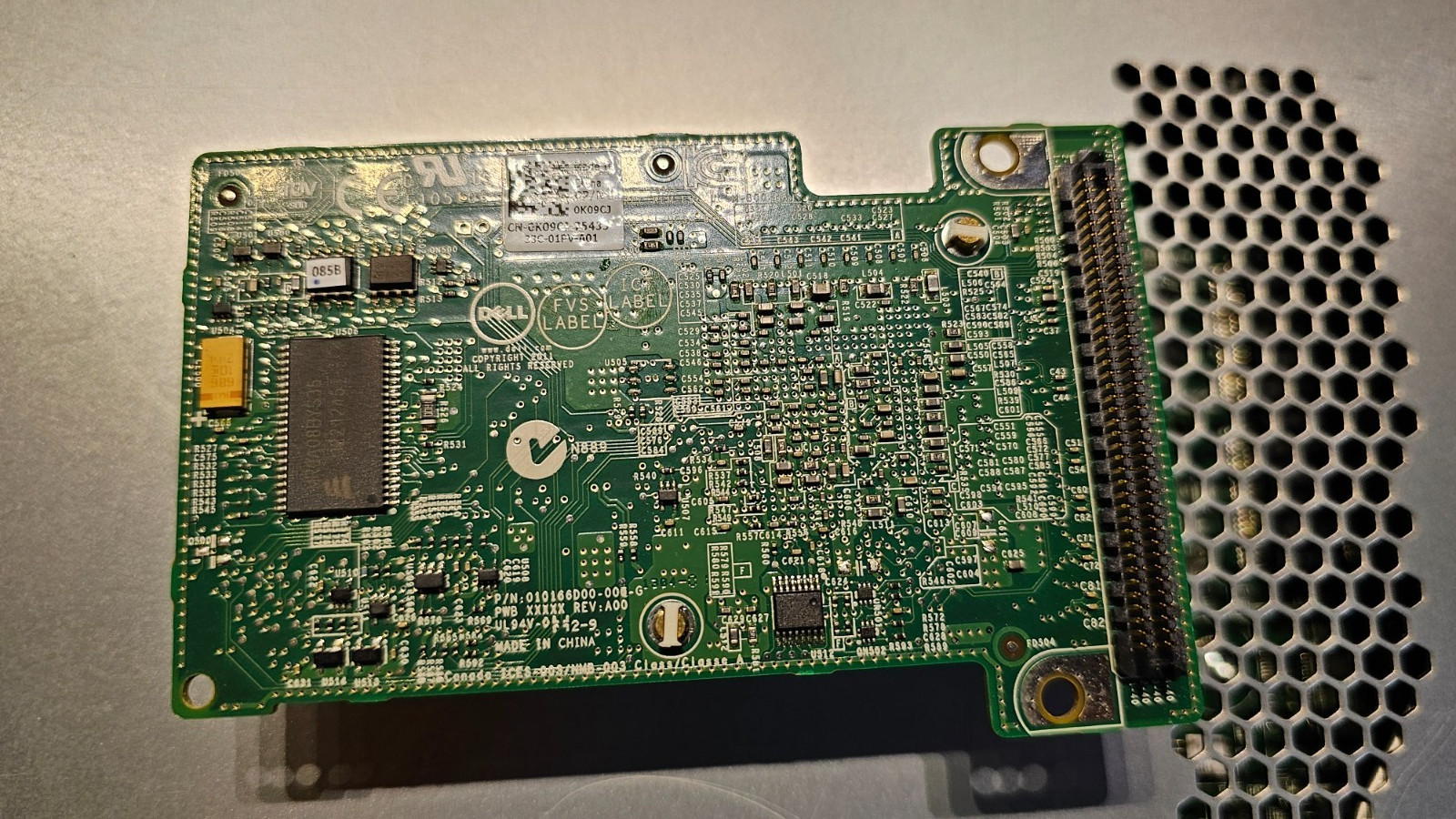 Dell Perc H310 Mini Mono RAID Controller - PN 0K09CG K09CG