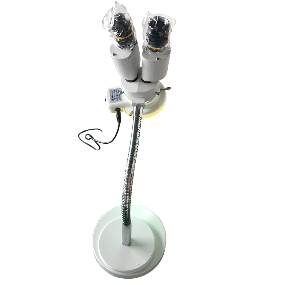 8X Microscope Comprehensive Magnification 360° Revolve Dental Lab Equipment LED