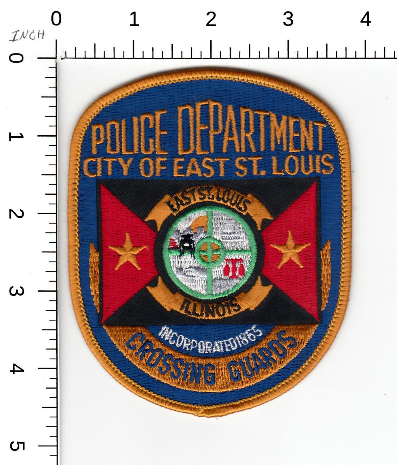 CROSSING GUARDS -- EAST ST. LOUIS -- ILLINOIS POLICE COLLECTIBLE PATCH