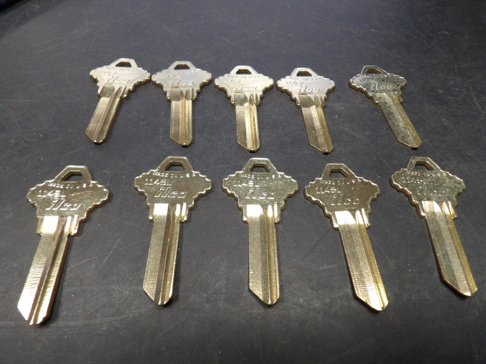 KABA ILCO 1145L, Brass, Schlage Blank Key, 10PK, (C)
