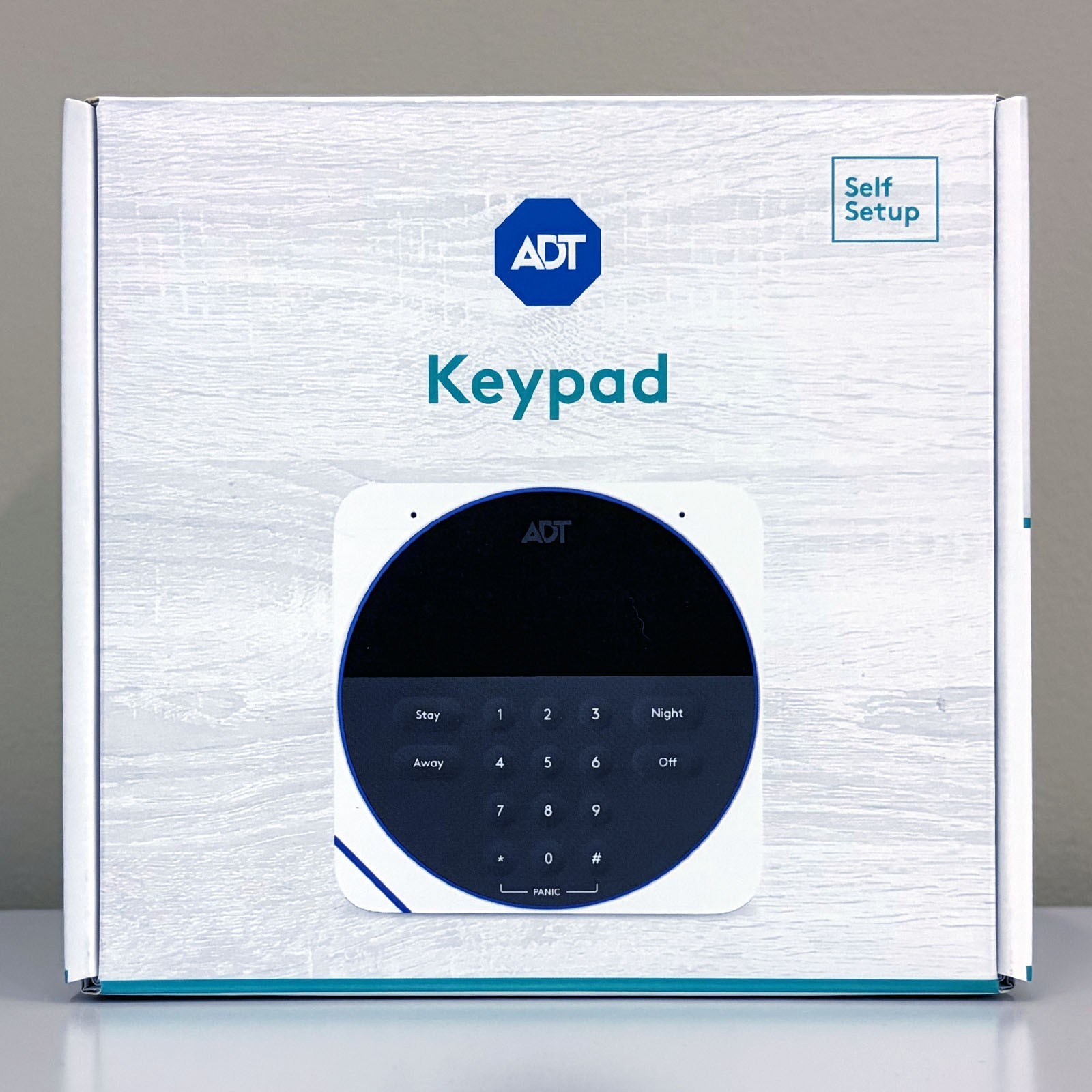 ADT (Blue) Self Setup Keypad Security System Pad w/ Charger Model: SKP3R1-01