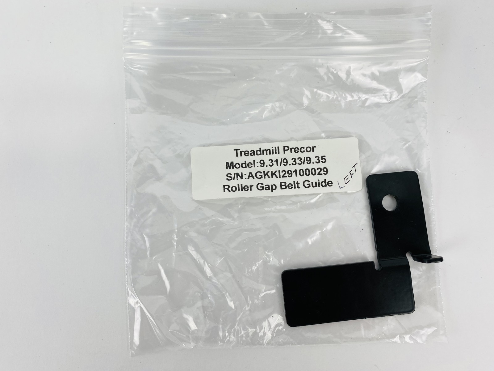 Precor 9.31 9.33 9.35 Treadmill Left Rear Roller Guard Bracket (HP79)