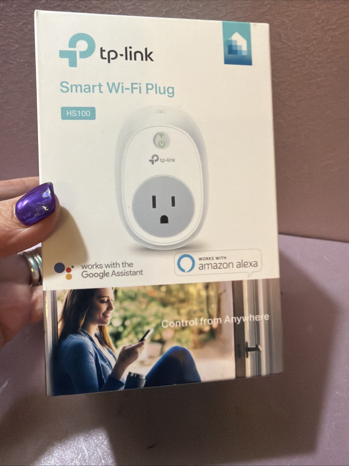 TP-Link Kasa HS100 Smart Wi-Fi Plug Compatible with Alexa And Google