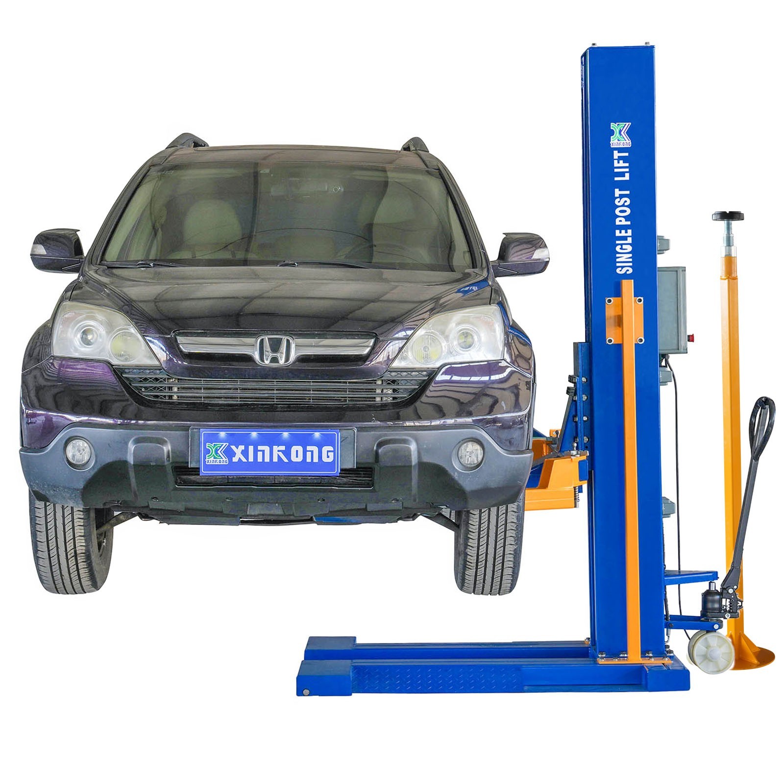 XK 6200 Single Post Lift Electro-Lock Maximum Lifting Capacity 6200 lbs 220 VOLT