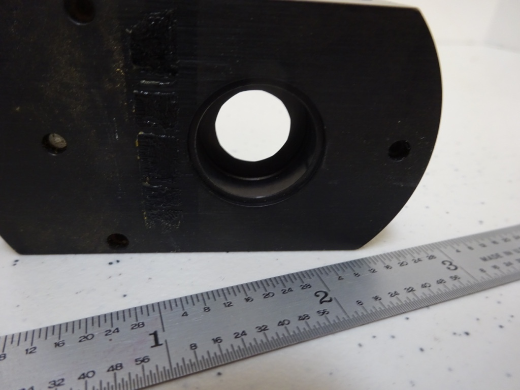 MICROSCOPE PART OLYMPUS IRIS SLIDE OPTICS AS IS BIN#N6-94