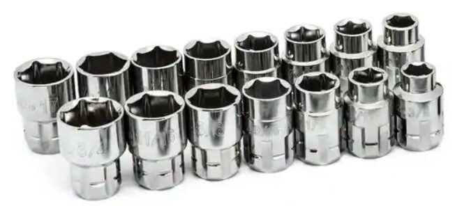 Husky Pass-Thru 3/8" Drive Socket - Ratchet - Extension - Bits - PICK ONE