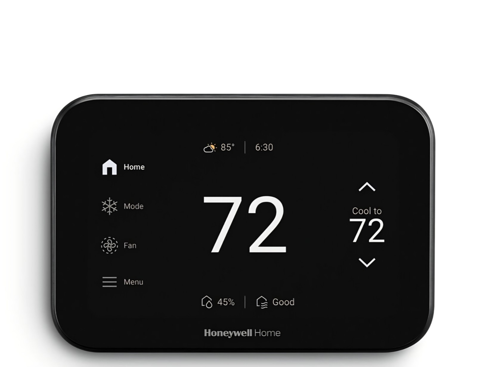 Honeywell THX1100B4 ElitePRO S1100 Smart Thermostat, 5” Touchscreen In Black (4H