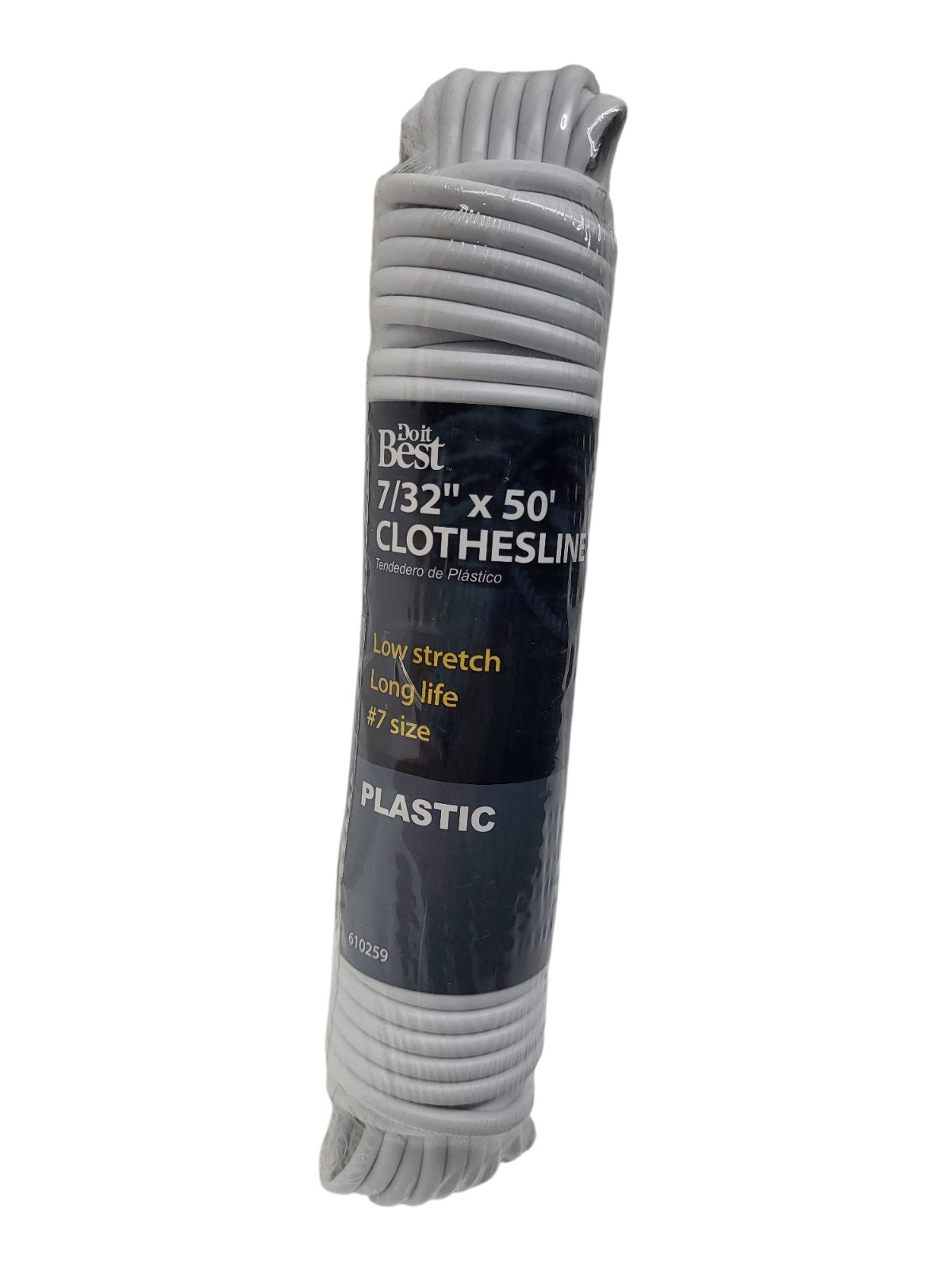 Do it Best 50 Ft. #7 Low Stretch Clothesline, 25 Lb. Working Load Limit 610259