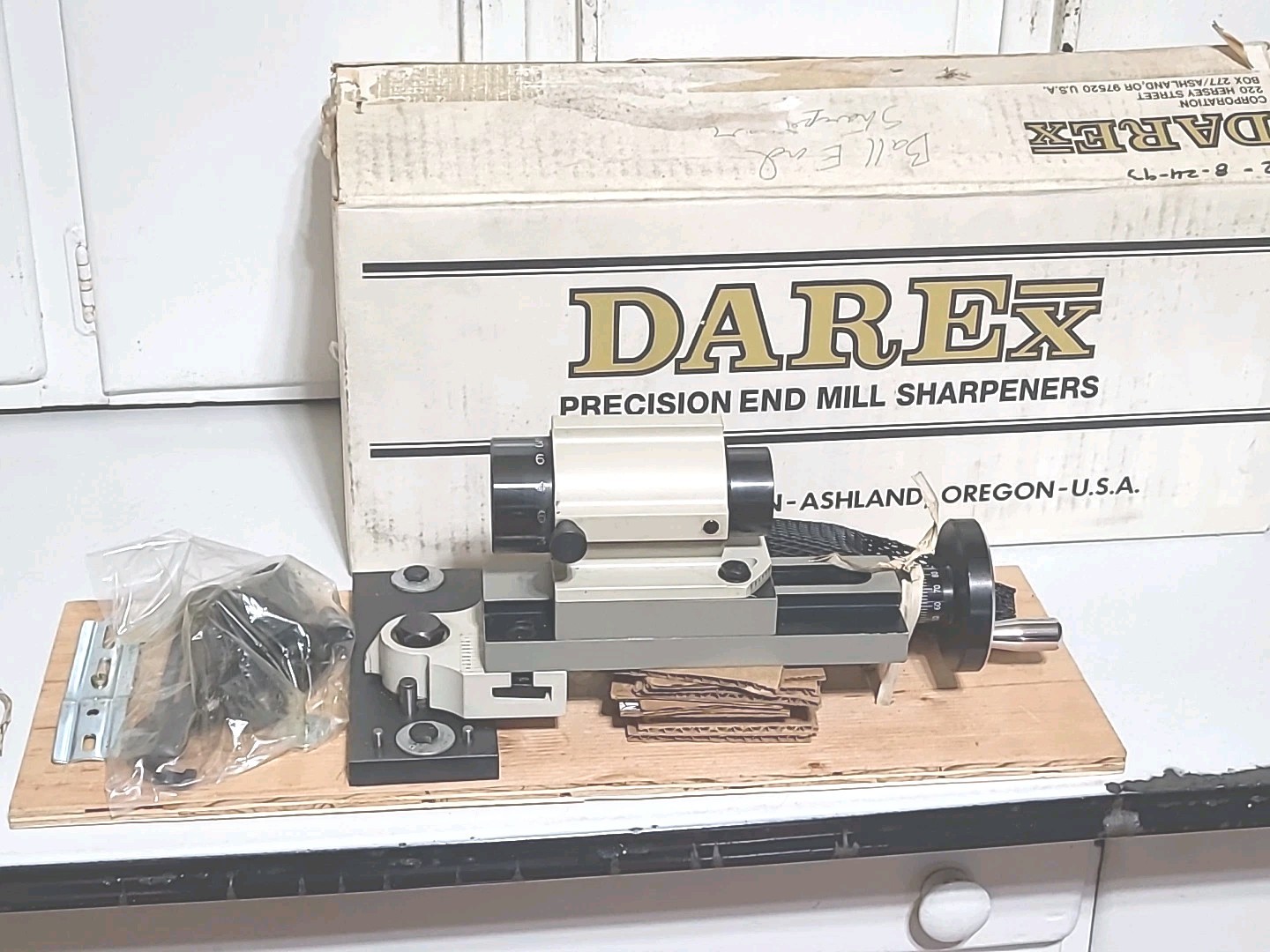 Darex 5C E-90 E-92 Radius BALL End Mill Grinding Sharpening Attachment.