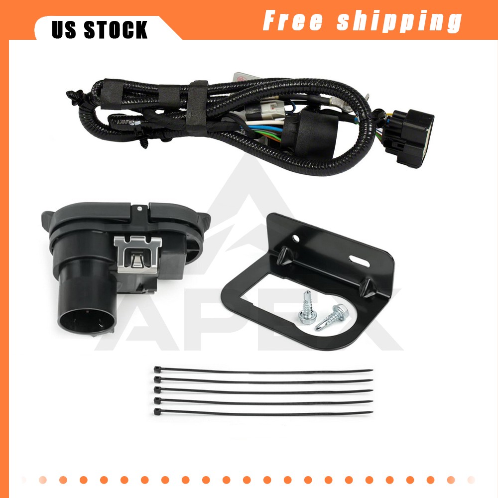 Trailer Tow Harness Kit For Ford F-150 2015-2020 HL3Z-13A576-D w/o Parking Aid