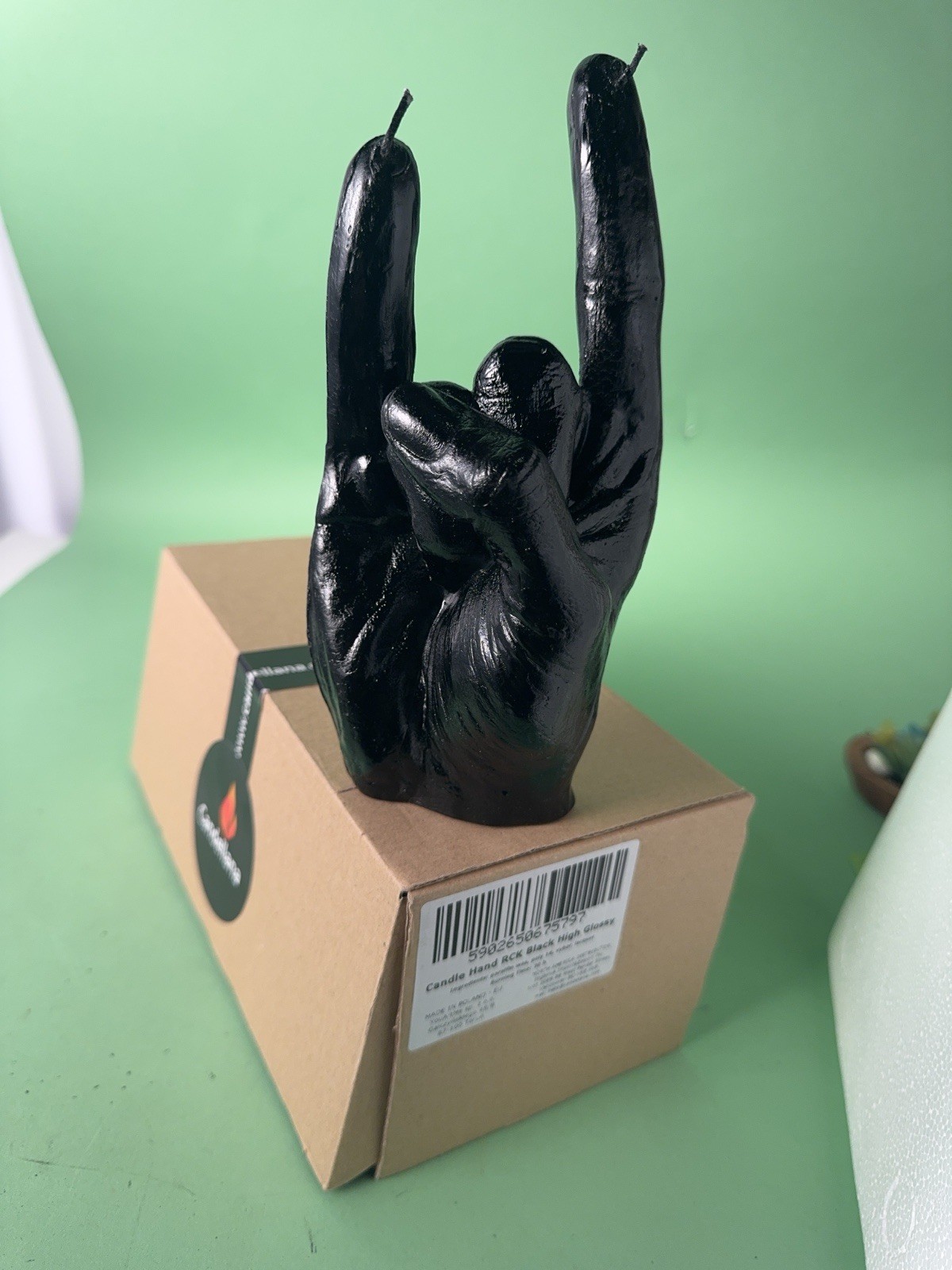 ROCK ON Double Candle Hand New In Box