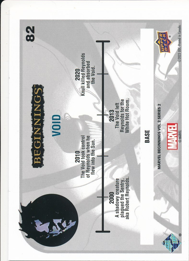 #82 VOID 2023(2024) UD Marvel Beginnings vol 2 series 2 SENTRY