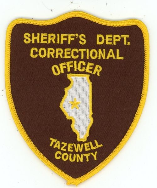ILLINOIS IL TAZEWELL COUNTY SHERIFF CORRECTIONAL OFFICER SHOULDER PATCH POLICE