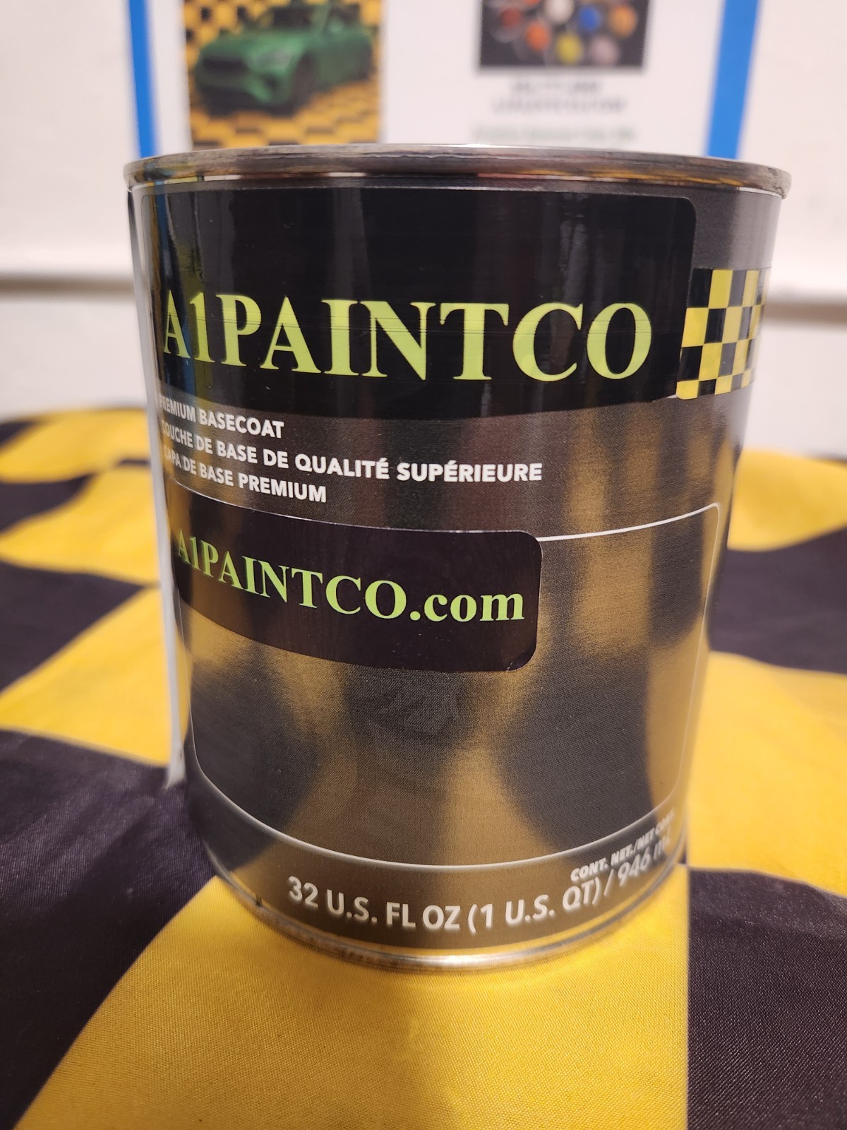 Coarse Aluminum Basecoat #82 ⭐A1PAINTCO® Premium replaces PPG #1682-QUART