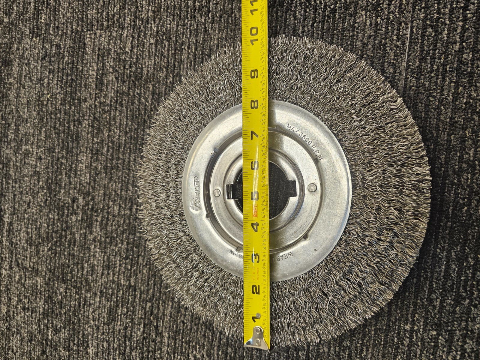 Weiler 3600 RPM Wire Wheel Brush
