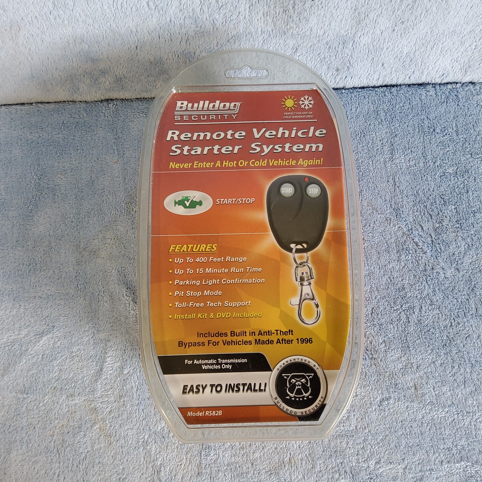 Bulldog Security RS82B Remote Vehicle Starter System 400 Foot Range New Sealed