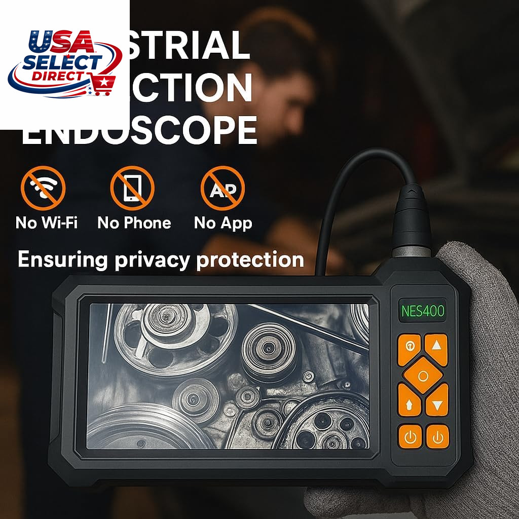 49.2FT Inspection Endoscope Camera with Light, 1080P HD Borescope
