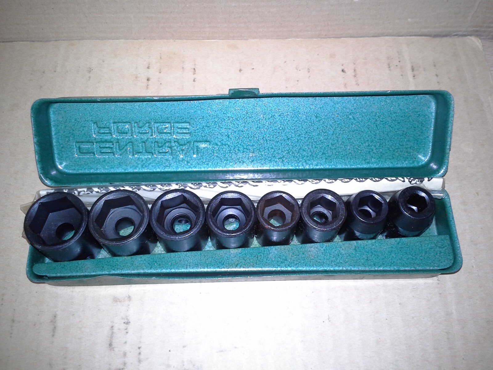 Central Forge 8 Piece Impact Socket Set. Very good condition