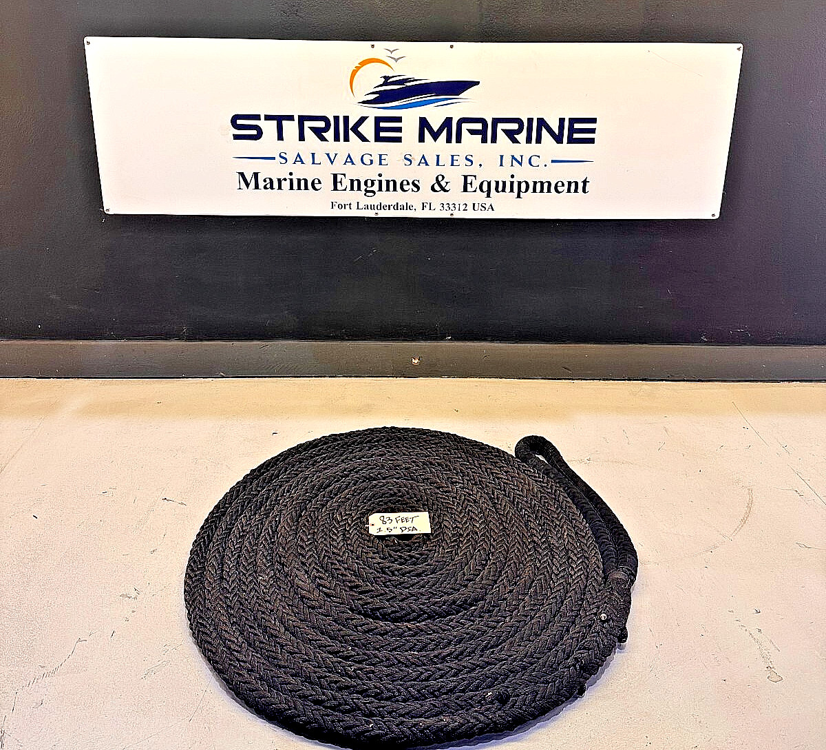 Nylon Double-Braided Dock Line 83' x 1½"