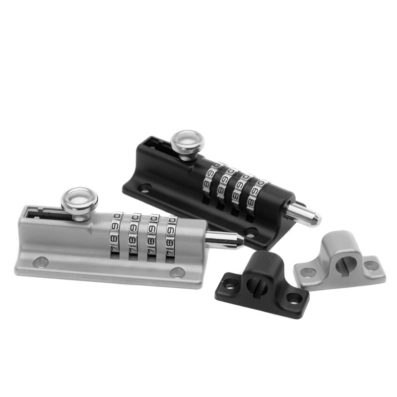 4 Digit Pin Code Combination Gate Door Sliding Latch Lock Barrel Bolt Security