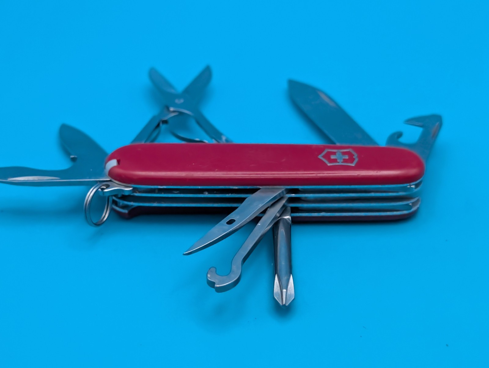 Victorinox Super Tinker Swiss Army Knife Multi Tool Red!