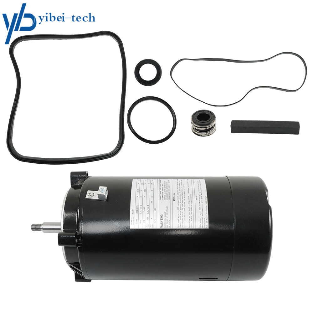 Pool Pump Motor & Seal Replacement Kit For Hayward UST1102 Max Flow,Super Pump