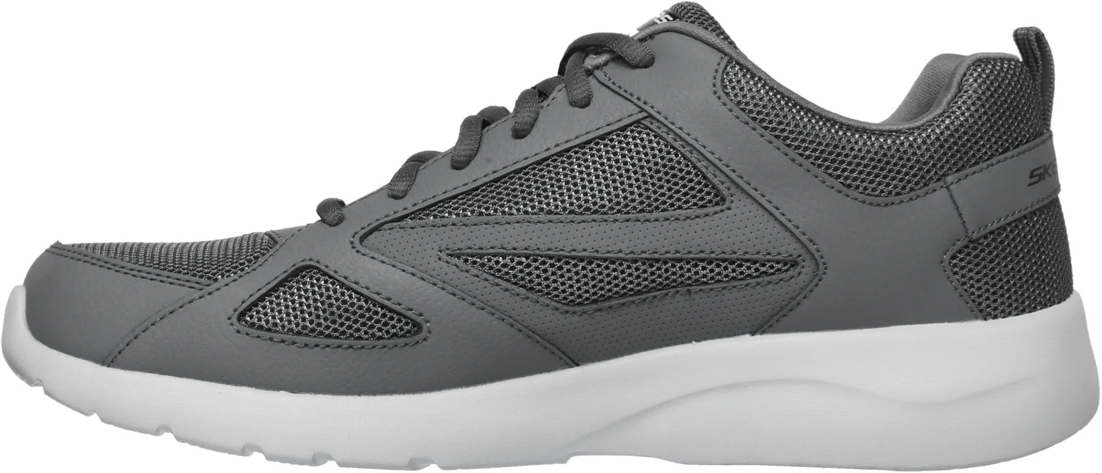 Skechers Dynamight 2.0 Mens Training Shoes Grey Gym Workout Cushioned Trainers