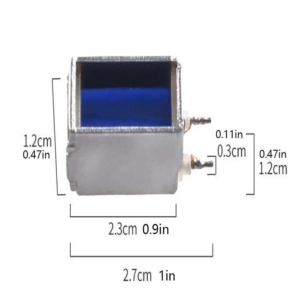 Mini 6V DC Solenoid Valve Pull Push Electromagnet Suction Rod Electronic Micro H