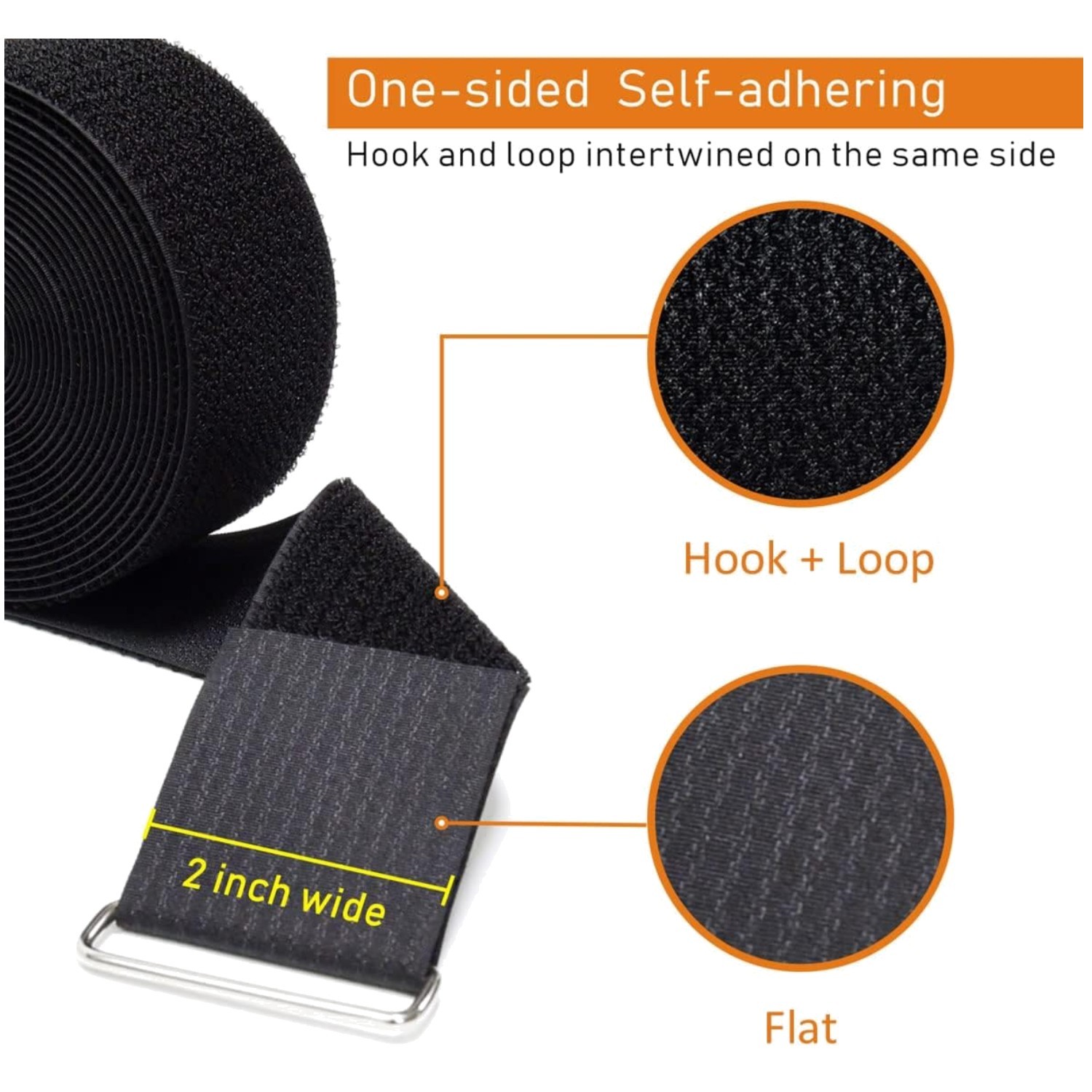 2" Wide Fastening Securing Straps - 10 Buckles
