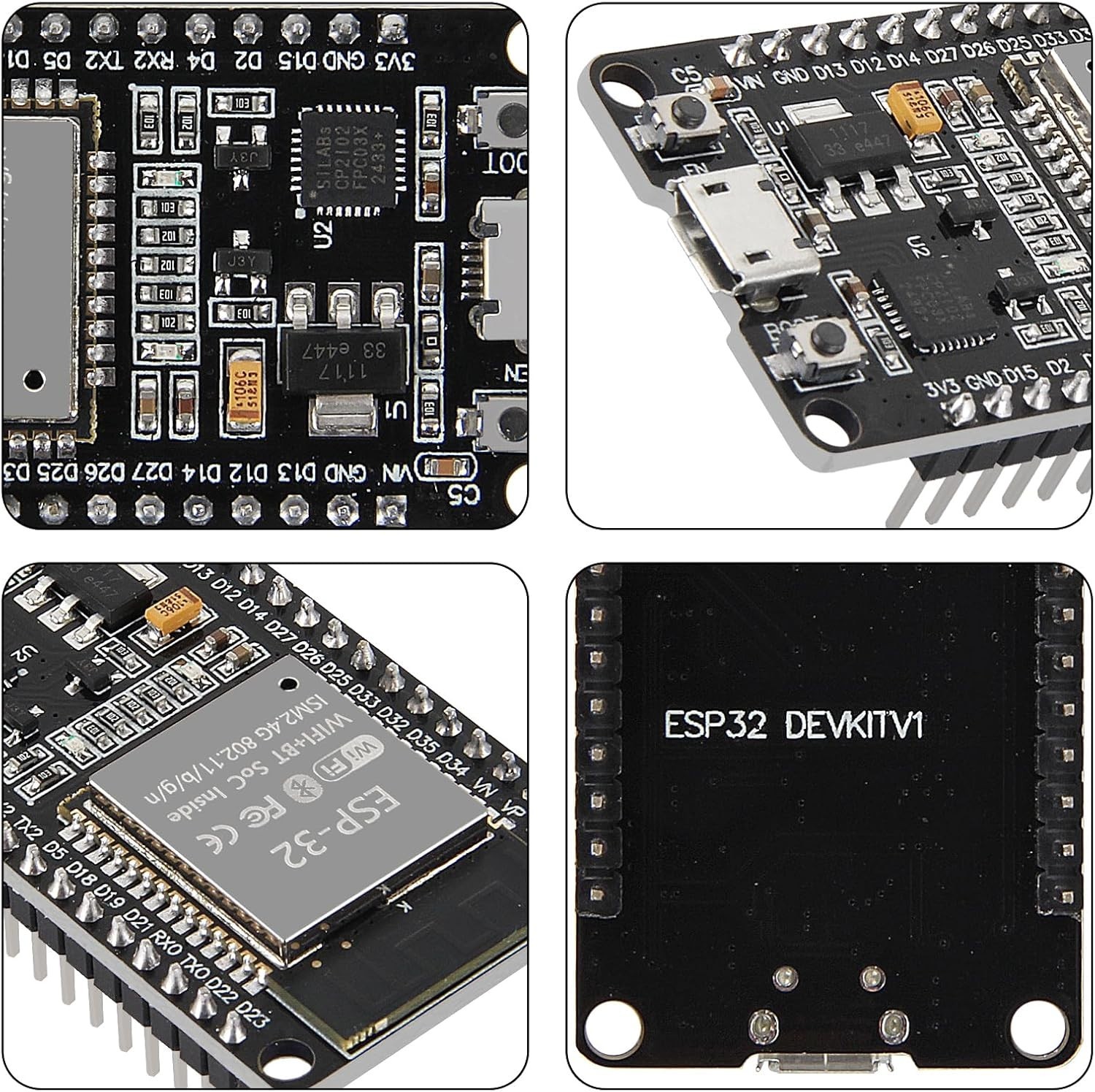 ESP-32S 2.4GHz Dual-Mode WiFi + Bluetooth