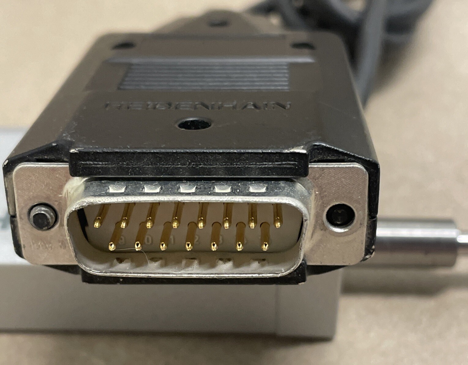 Heidenhain MT 1271 H3 Microscope Focus Linear Encoder 12mm Straight Length Gauge