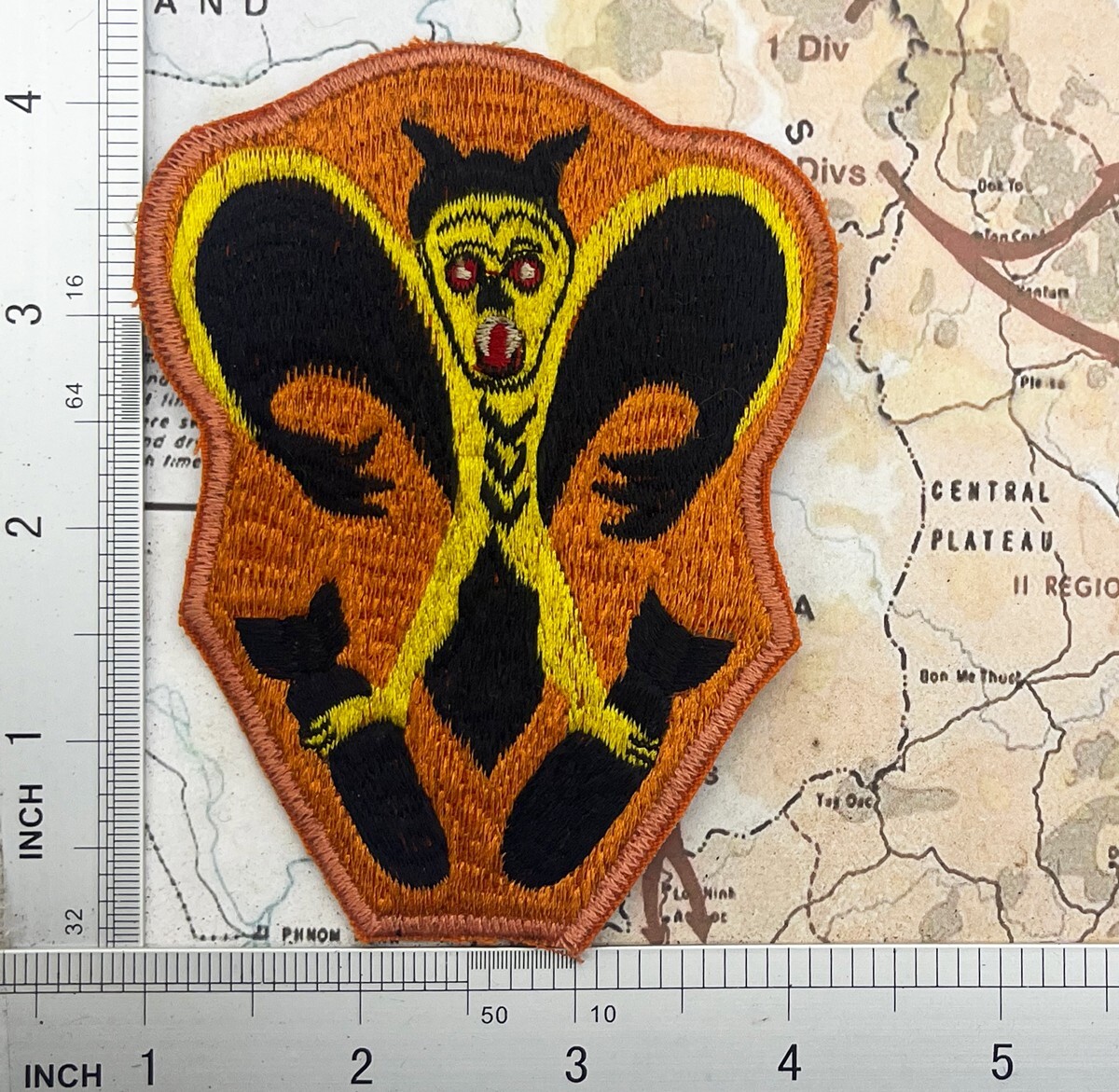 patch , us army air force 374th bomber squadron patch cbi patch , t5-255